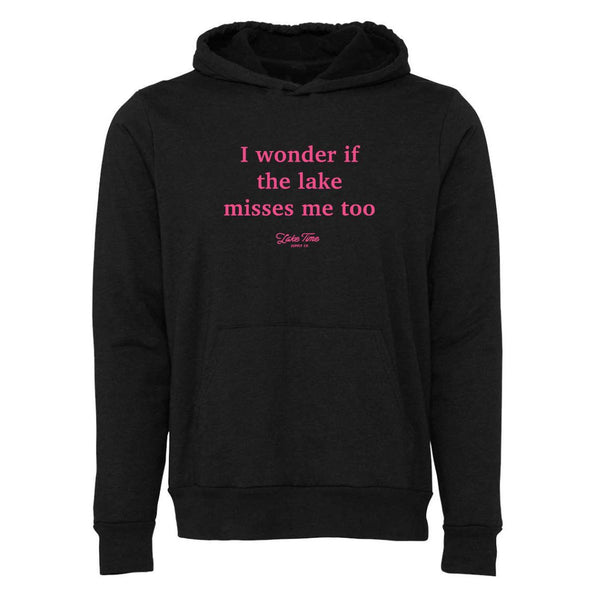 I Wonder If The Lake Misses Me Too Hoodie | Relaxed Fit | Only 1 Large remaining