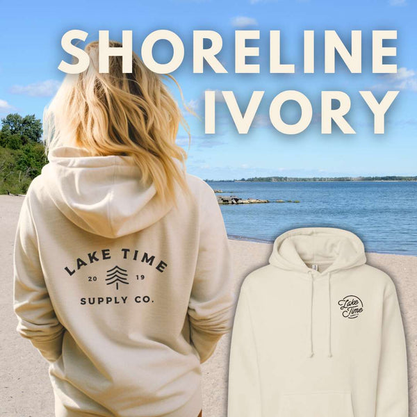 Down To Earth Premium Heavyweight Hoodie - Shoreline Ivory