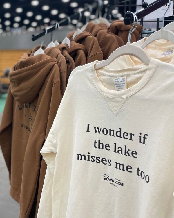 I Wonder If The Lake Misses Me Too - Crewneck (Relaxed Fit)