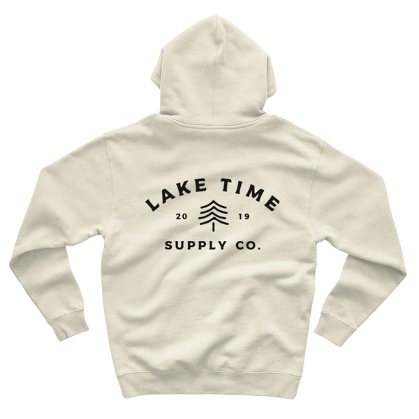 Down To Earth Premium Heavyweight Hoodie - Shoreline Ivory