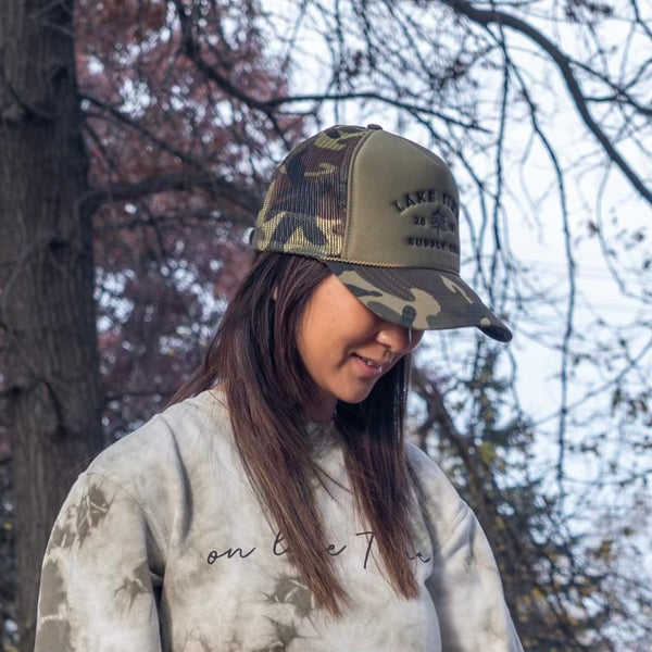 "Down To Earth" Foam Trucker Hat - Camo
