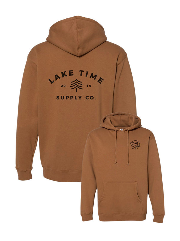 Down To Earth Premium Heavyweight Hoodie - Cedar Brown