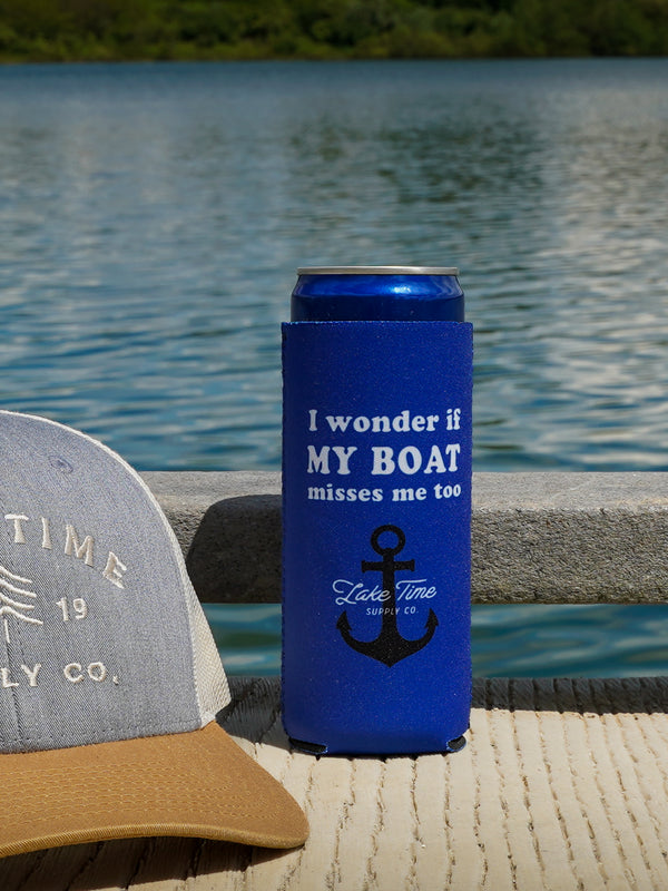 I Wonder If My Boat Misses Me Too - Royal Blue