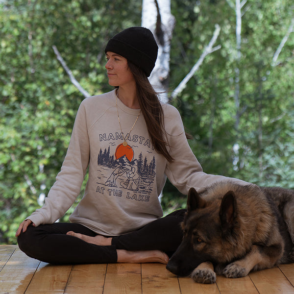 Namastay At The Lake Crewneck - Benefitting Mental Health