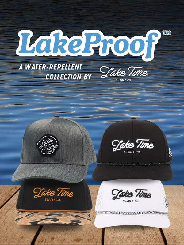 "The Varsity" | Lake Proof™ Water-Repellent Performance Snap Back