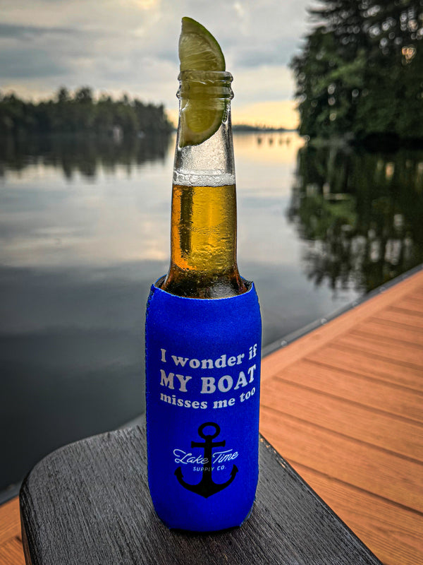 I Wonder If My Boat Misses Me Too - Royal Blue