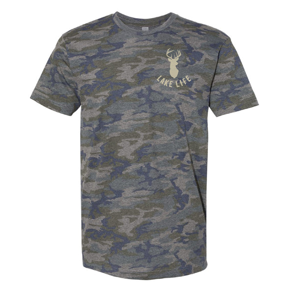 Lake Life Buck Head T-Shirt (L, XL, 2XL + 3XL Remaining)