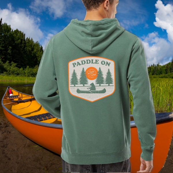 Paddle On Bear Hoodie - Benefitting Mental Health - Lake Time Supply Co.