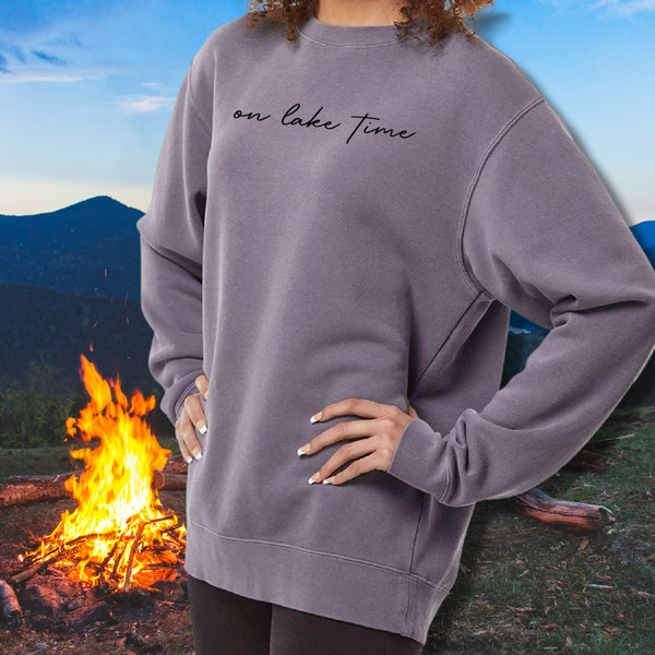 On Lake Time Crewneck - Lake Time Supply Co.