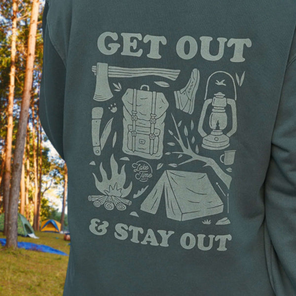 Get Out & Stay Out Crewneck (S, L, XL + 2XL Remaining)