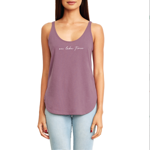 Ladies' Lakeside Tank - On Lake Time