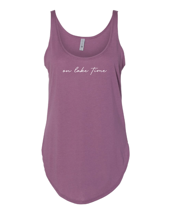 Ladies' Lakeside Tank - On Lake Time