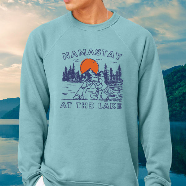 Namastay At The Lake Crewneck - Benefitting Mental Health