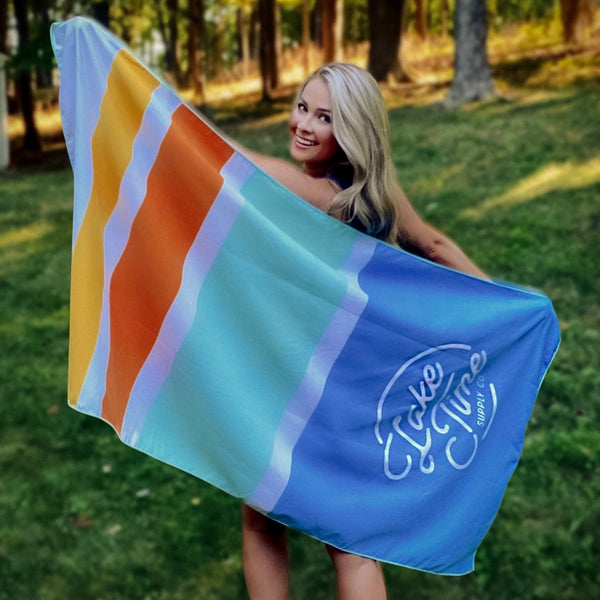 Quick-Dry Beach Towel - Lake Time Supply Co.