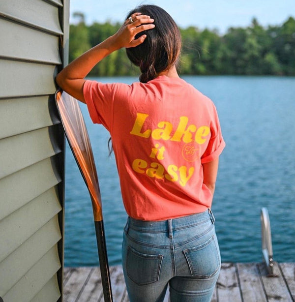 Lake It Easy Pocket T-Shirt (Limited Quantities Remaining S-2XL) - Lake Time Supply Co.