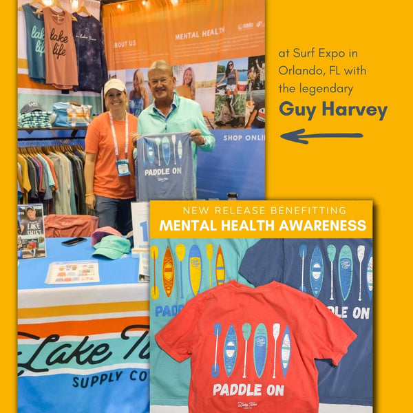 Lake Time Paddle Sports Tee - Benefitting Mental Health