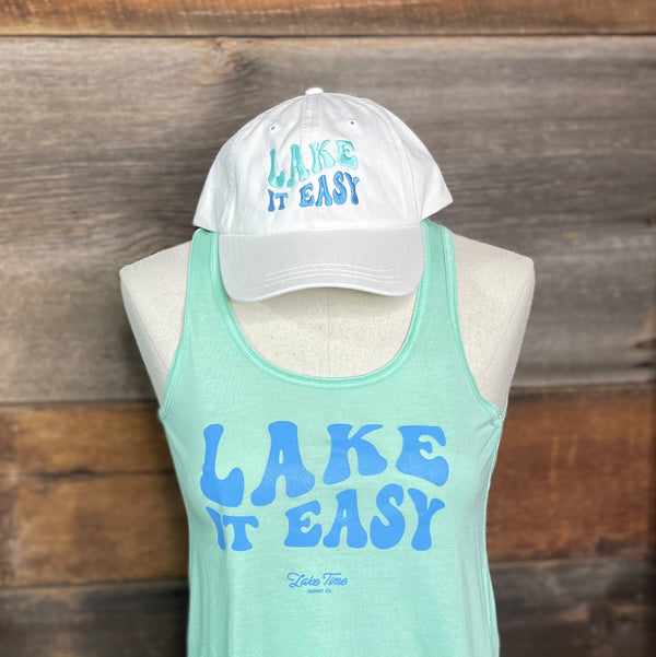 Lake It Easy Flowy Racerback Tank