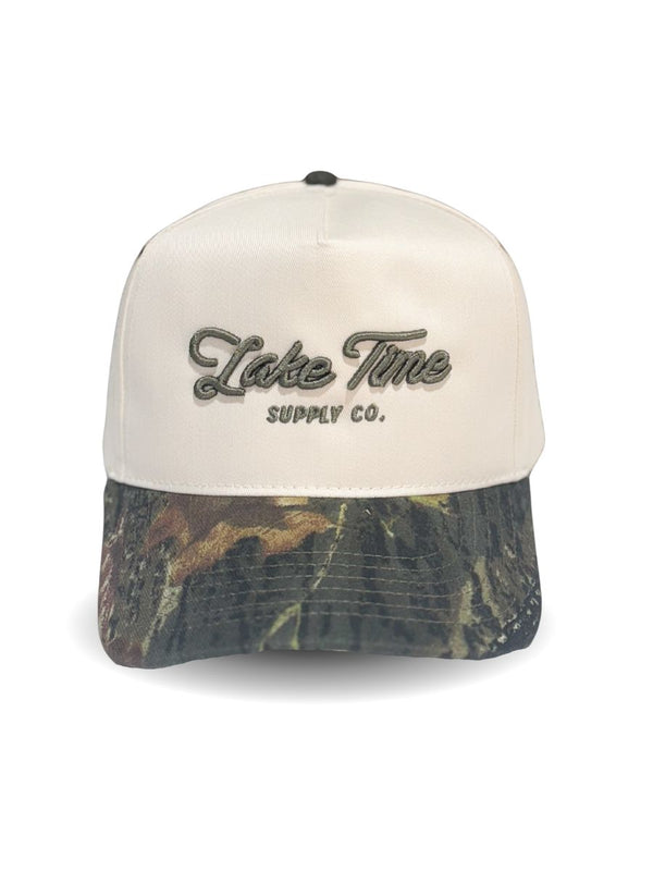 Mossy Oak® Break-up® Two-Tone Five-Panel Snap Back | High Profile