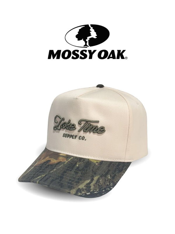 Mossy Oak® Break-up® Two-Tone Five-Panel Snap Back | High Profile