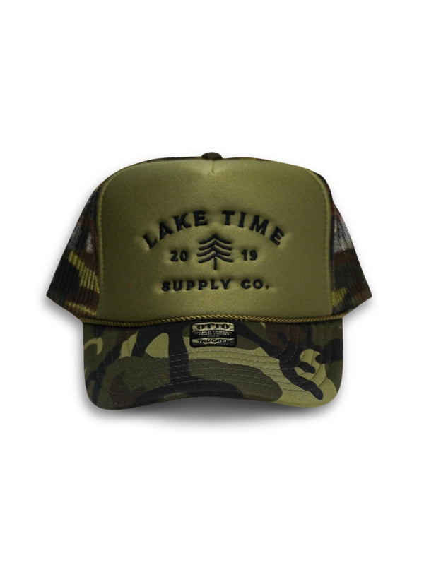 "Down To Earth" Foam Trucker Hat - Camo