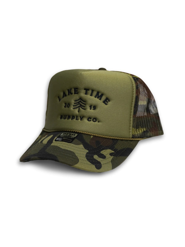 "Down To Earth" Foam Trucker Hat - Camo