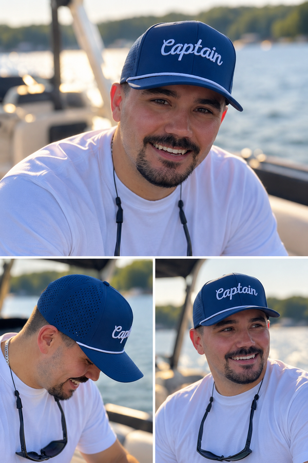 "The Captain" | Lake Proof™ Water-Repellent Performance Snap Back