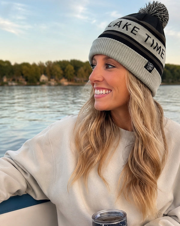 Lake Time Pom Beanie