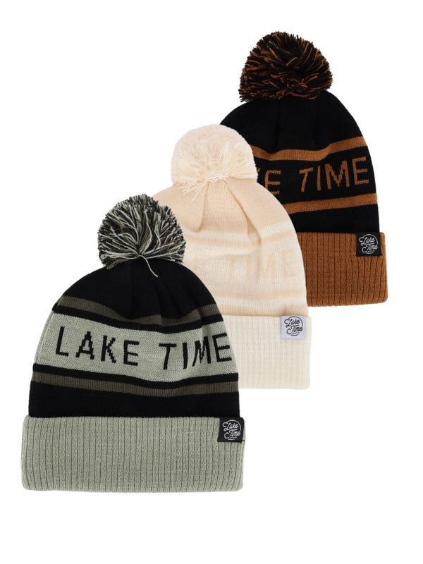 Lake Time Pom Beanie