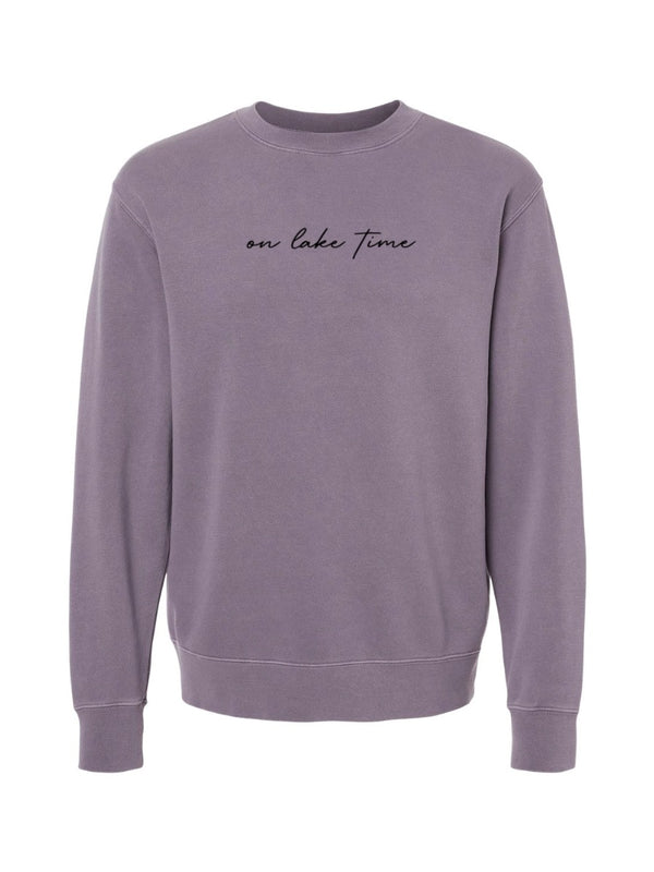 On Lake Time Crewneck