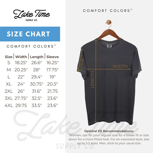 Lake Time Cowgirl - Unisex Relaxed Fit (Comfort Colors)