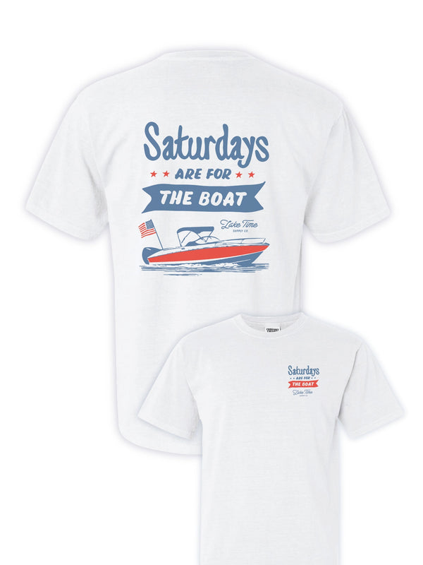 Saturdays Are For The Boat - Unisex Relaxed Fit (Comfort Colors)