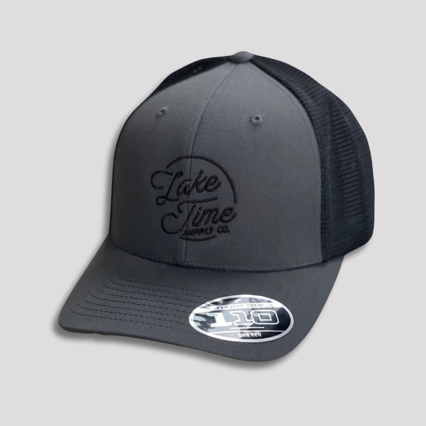 Black/Charcoal Snapback Hat