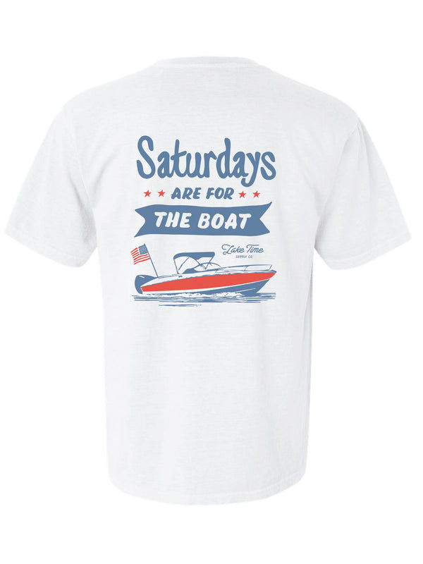 Saturdays Are For The Boat - Unisex Relaxed Fit (Comfort Colors)