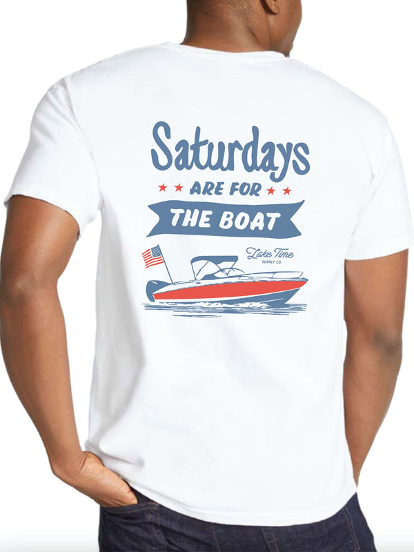 Saturdays Are For The Boat - Unisex Relaxed Fit (Comfort Colors)