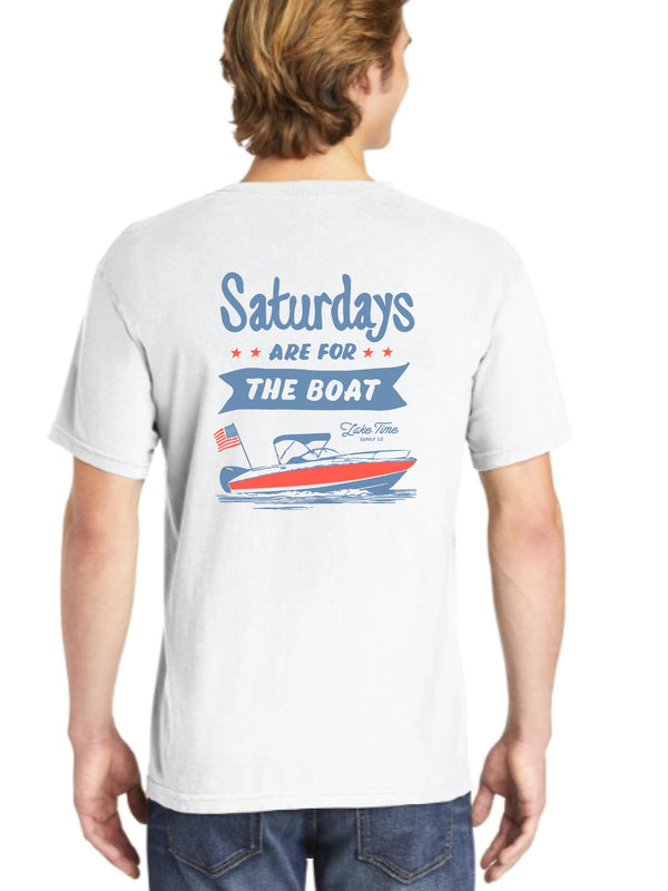 Saturdays Are For The Boat - Unisex Relaxed Fit (Comfort Colors)