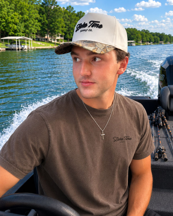 RealTree® Camo Two-Tone Five-Panel Snap Back | High Profile