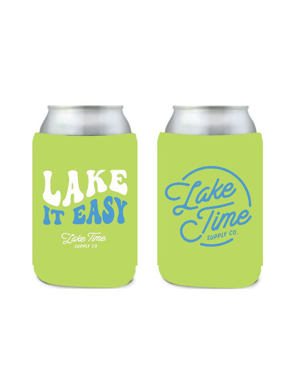 Lake It Easy - Short Neoprene Coozie