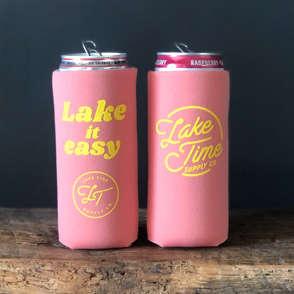 Lake It Easy - Slim/Tall Foam Coozie