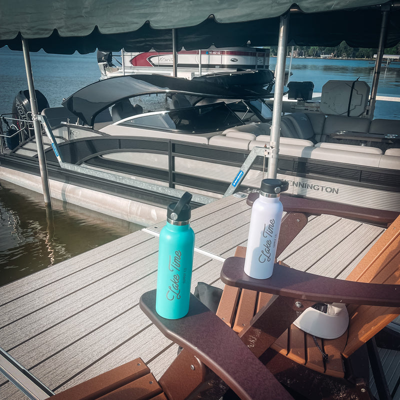 Lake Time Insulated Water Bottle