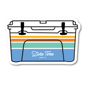 Lake Time Cooler Sticker - Lake Time Supply Co.