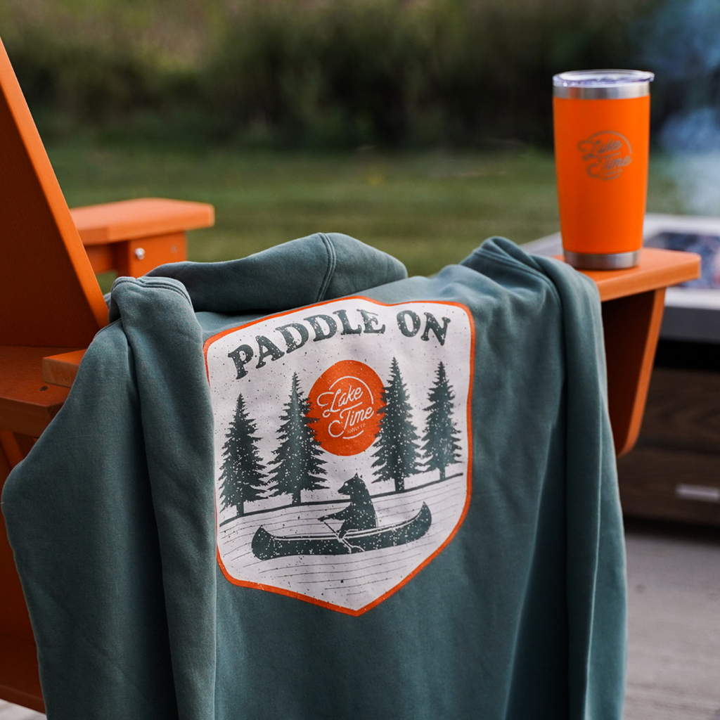 Paddle On Bear Hoodie - Benefitting Mental Health - Lake Time Supply Co.