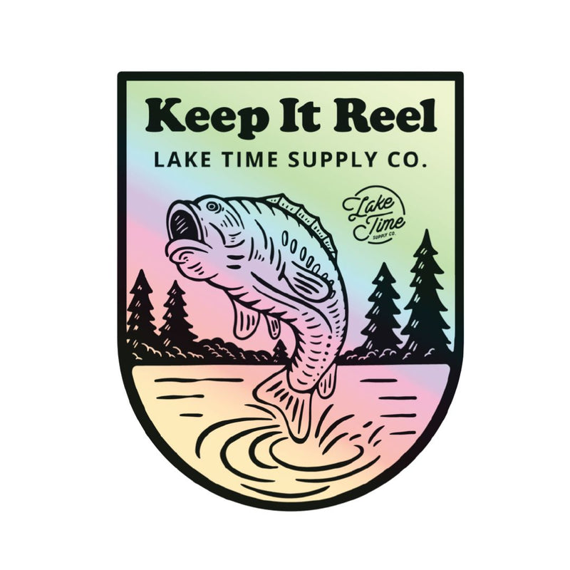 Keep It Reel Holographic Sticker