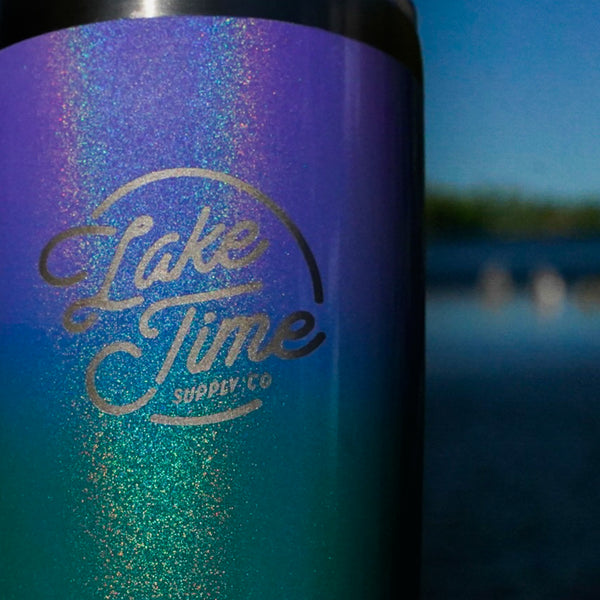 20oz Glitter Ombre Tumbler - Lake Time Supply Co.