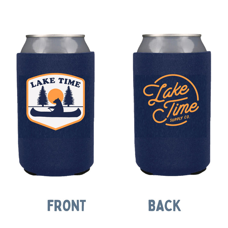 Classic Coozie - Paddle On Bear - Lake Time Supply Co.