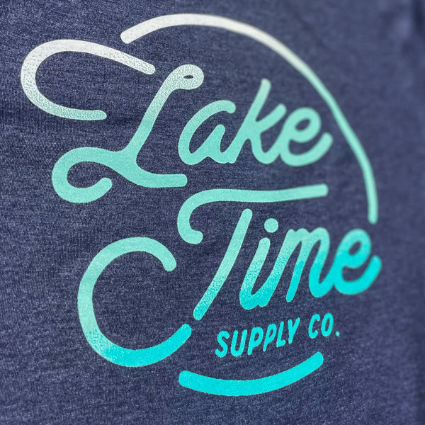 Flowy Racerback Tank - Lake Time Gradient Logo - Lake Time Supply Co.