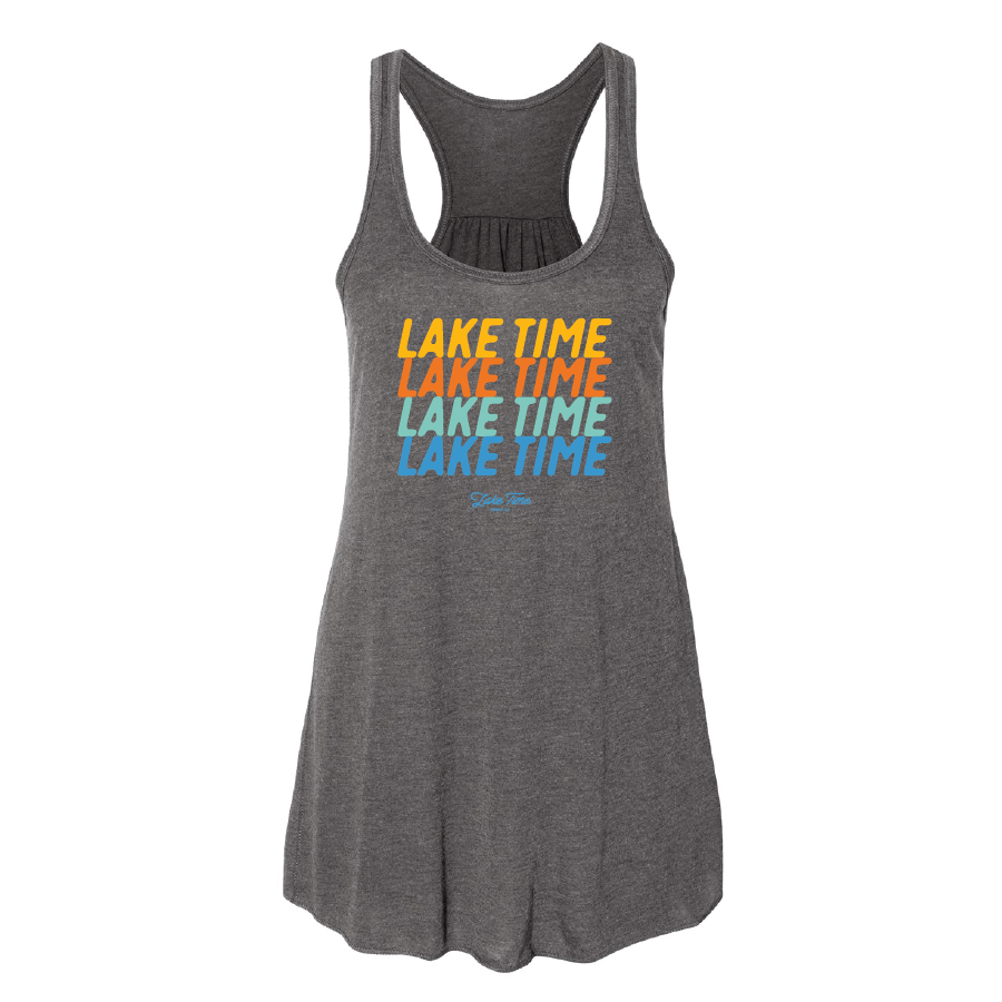 Flowy Racerback Tank 4-Color - Lake Time Supply Co.