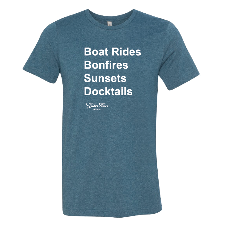 Boat Rides, Bonfires, Sunsets, Docktails - Lake Time Supply Co.