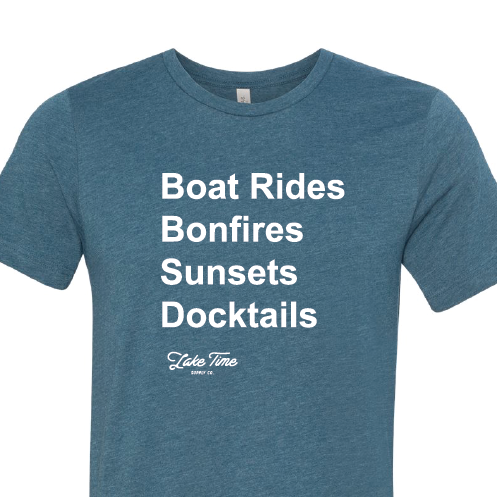 Boat Rides, Bonfires, Sunsets, Docktails - Lake Time Supply Co.