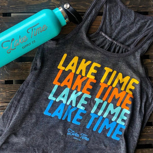 Flowy Racerback Tank 4-Color - Lake Time Supply Co.