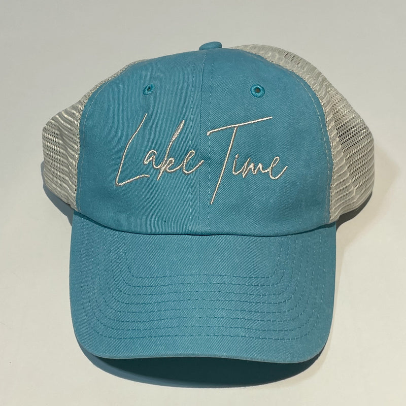 Lake Time Mesh-Back Ball Cap - Lake Time Supply Co.